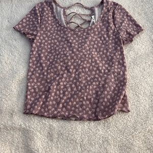 Purple Floral Top